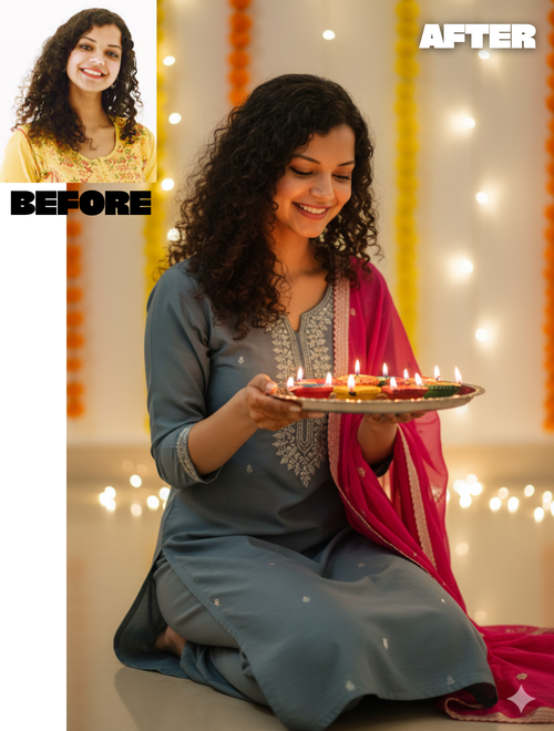 Diwali Vibes: 250+ AI Prompts for Family & Solo Shoots