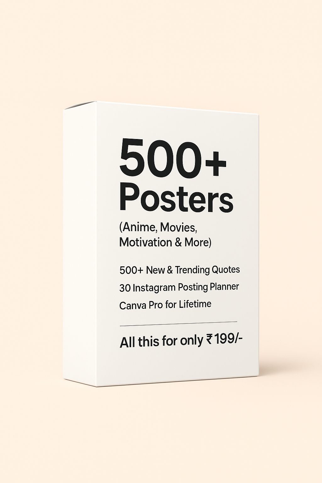 500+ Posters (Anime, Movies, Motivation & More)